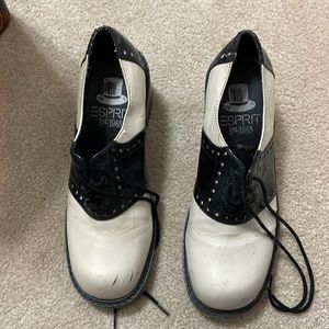 Vintage Espirit heeled Mary Janes